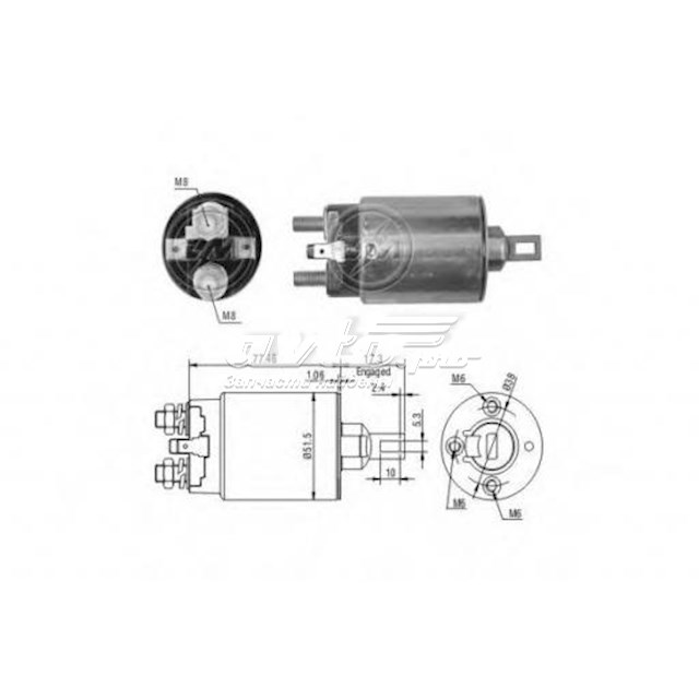 ZM1691 ZM interruptor magnético, estárter