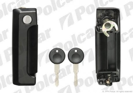 Manija exterior derecha de puerta delantera 9566Z47 Polcar