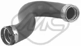 09665 Metalcaucho tubo flexible de aire de sobrealimentación izquierdo