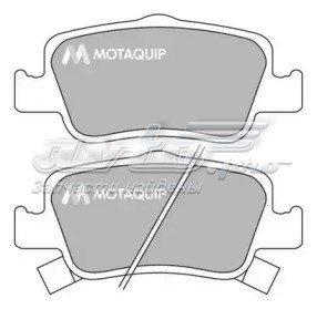 Pastillas de freno traseras MOTAQUIP LVXL1406