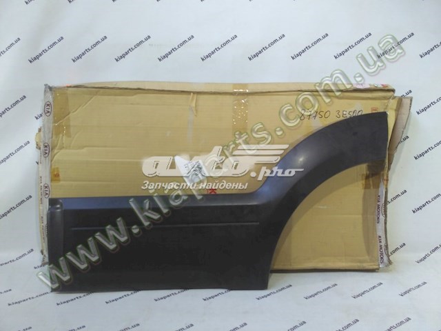 Moldura de puerta trasera izquierda HYUNDAI 877503E500