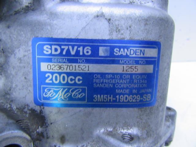 Compresor de aire acondicionado 3M5H19D629SB Mazda
