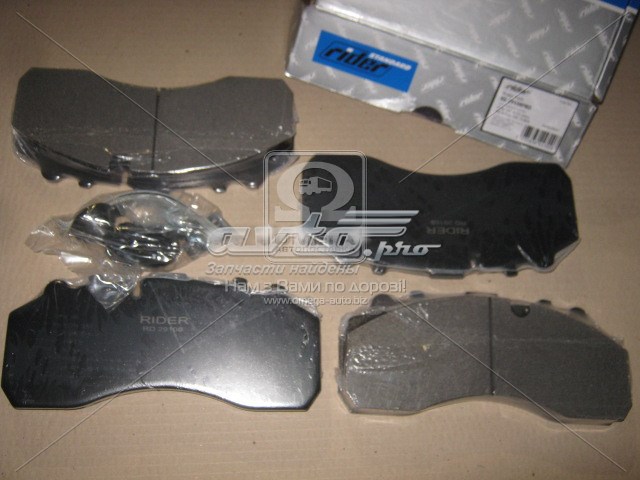 RD29108STD Rider Pastillas delanteras