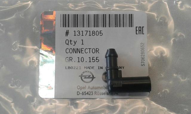 Válvula de retención del lavaparabrisas General Motors 13171803 precio, desde 3,40 EUR