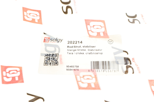 Bieleta estabilizadora delantera Solgy 202214 precio, desde 10,30 EUR