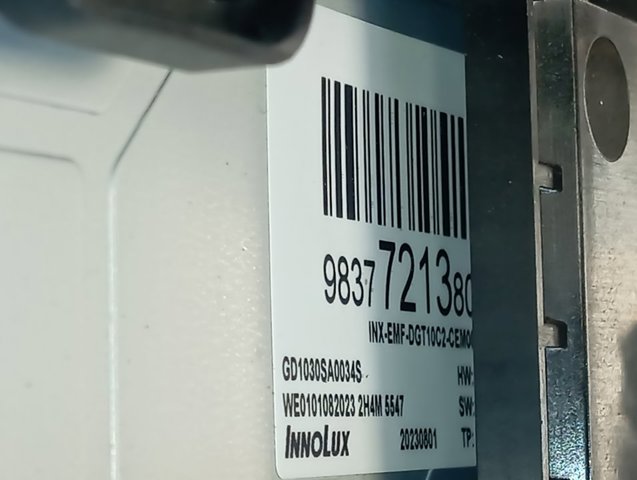 Comprar 9837721380 Peugeot/Citroen Pantalla
