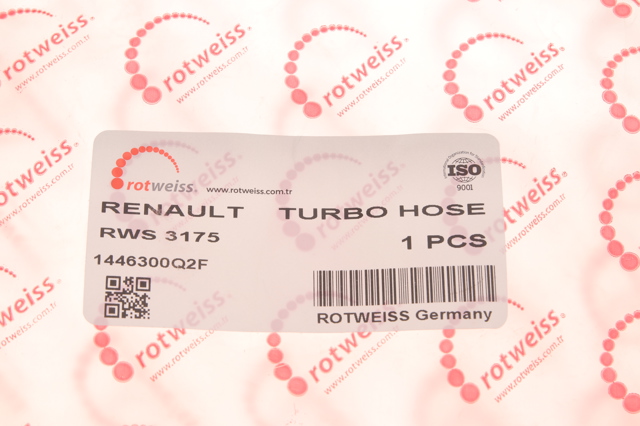 Comprar RWS3175 Rotweiss Tubo intercooler