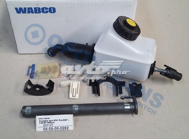 Bomba de embrague Wabco 9650019022