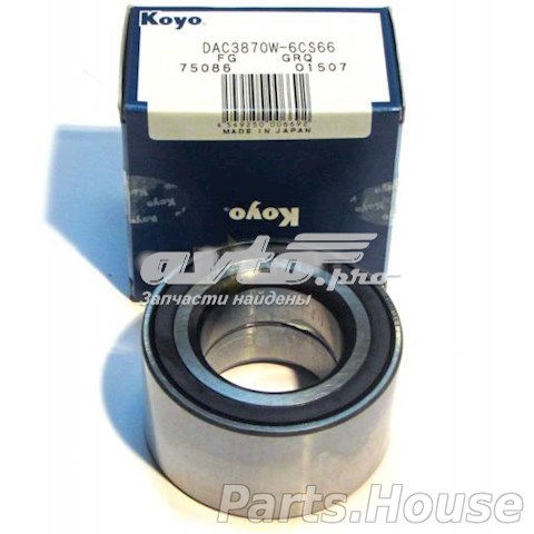 Cojinete de rueda delantero DAC3870W6CS66 Koyo