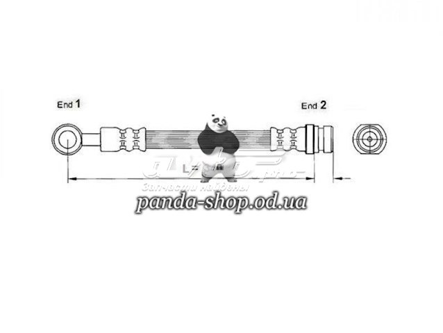 Latiguillos de freno delantero FT0194 K&K