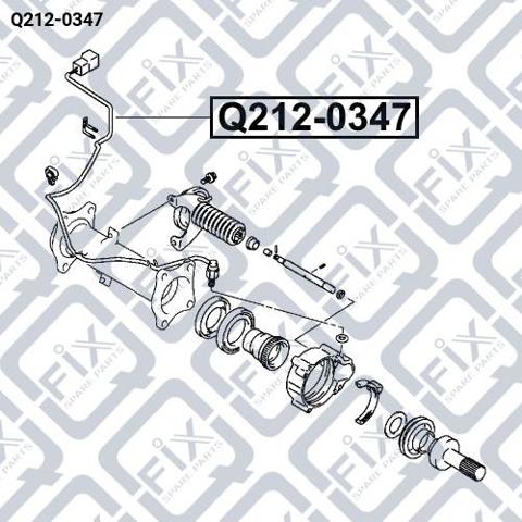 Sensor de conexión del eje delantero Q-fix Q2120347 precio, desde 23,93 EUR