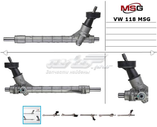 Cremallera de dirección VW118 MSG