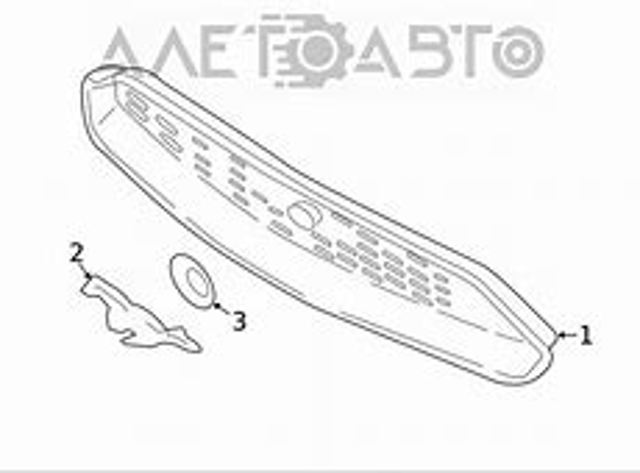 Calandra para Ford Mustang VI ZG