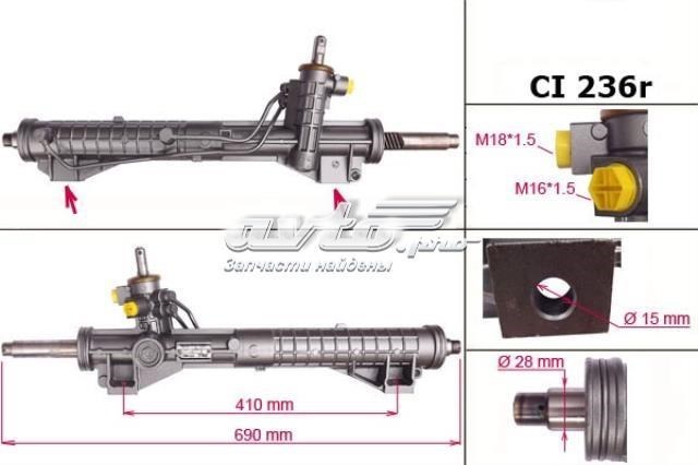 CI236R MSG cremallera de dirección