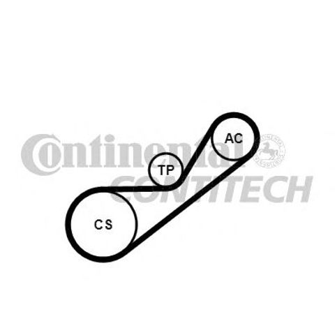 4PK925K1 Continental/Siemens correa de transmision, juego completo