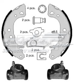 Zapatas de frenos de tambor traseras BORG&BECK BBS1017K