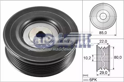 Polea inversión / guía, correa poli V PU108032RR1XY1 Koyo