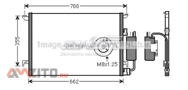 SBA5058D AVA condensador aire acondicionado