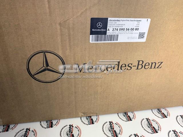 A274090560084 Mercedes tubo flexible de aire de sobrealimentación, a turbina