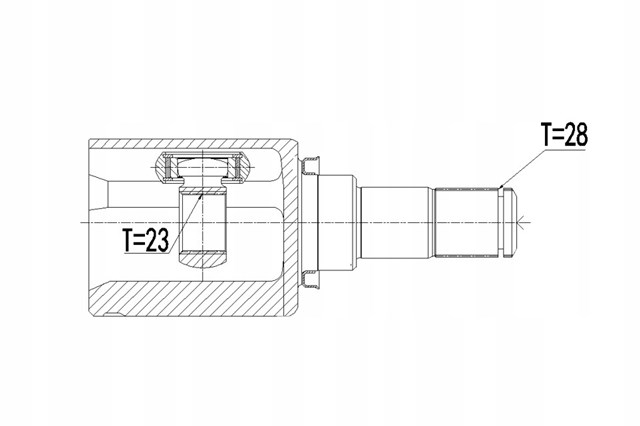 Semieje delantero izquierdo Mazda GDD52560XA