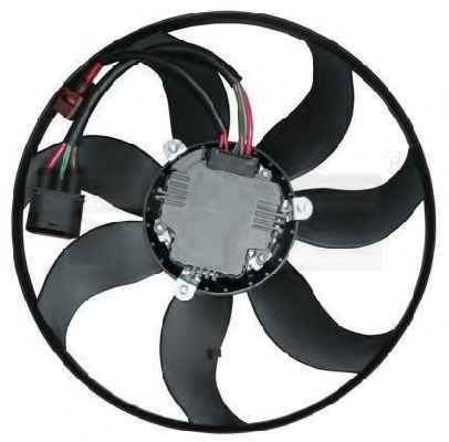Ventilador eléctrico de refrigeración completo izquierdo (motor y hélice) AND 35959021