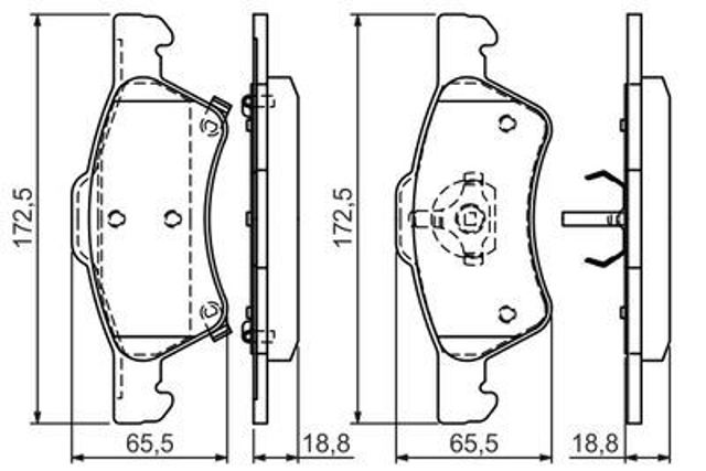 Comprar 986424765 Bosch Pastillas delanteras de freno