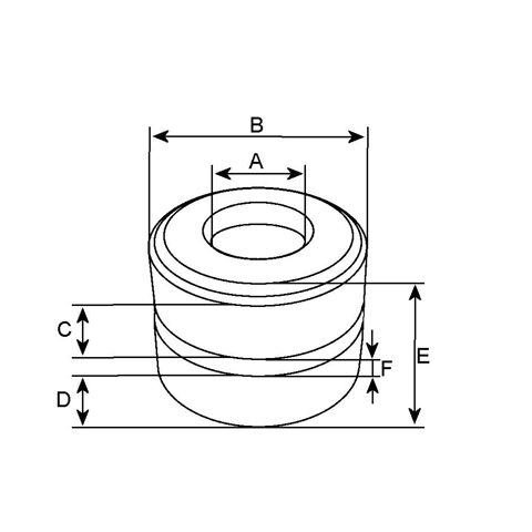 Colector de rotor de generador F032138441 Cargo