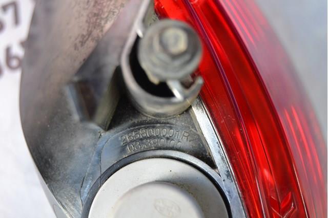 265800001R Renault (RVI) Piloto parachoques trasero derecho