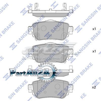 SP4140 Sangsin Pastillas freno traseras