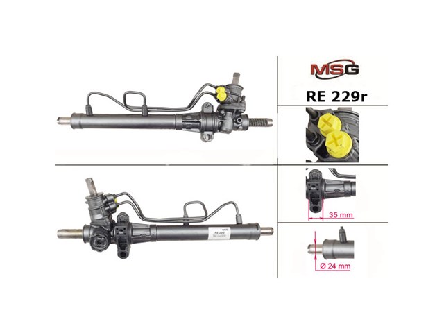 Engranaje de dirección MSG Rebuilding RE229R precio, desde 241,99 EUR