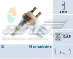 Interruptor luz de freno Opel Ascona B (81, 86, 87, 88)