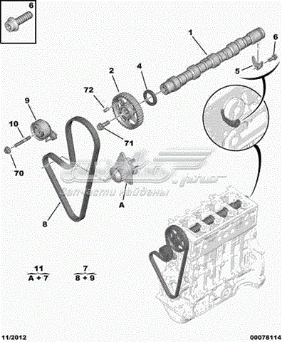 Comprar 0831S0 Peugeot/Citroen Kit de correa de distribución