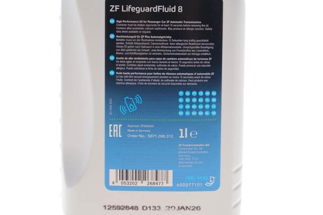 550030472 ZF Parts Aceite caja cambios