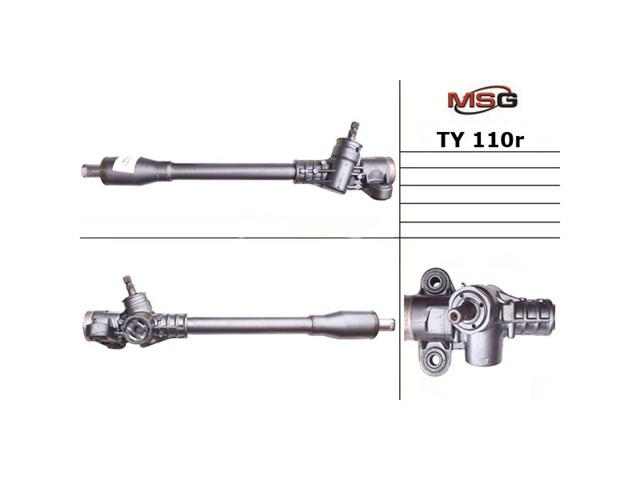 Cremallera de dirección TY109R MSG Rebuilding