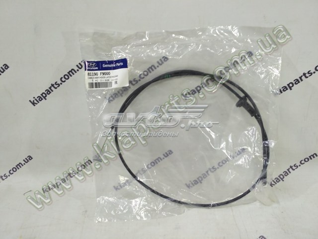 81190F9000 Hyundai/Kia Cable de capó del motor