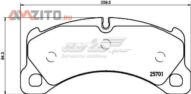 P65033 Brembo pastillas de freno delanteras