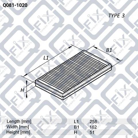 Filtro aire Q-fix Q0811020