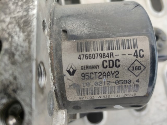 476607984R Renault (RVI) Unidad de control ABS hidráulico