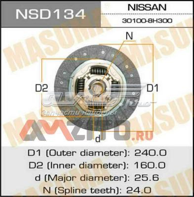 NSD134 Masuma Disco de embrague