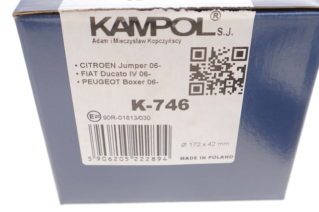 Comprar K746 Kampol Juego de zapatas de frenos, freno de estacionamiento