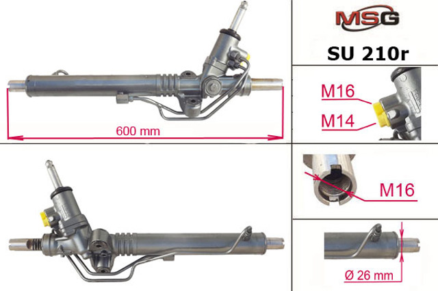 Comprar SU210R MSG Rebuilding Cremallera