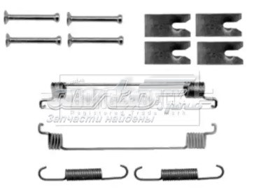 Muelle de presión, zapatas de freno traseras BORG&BECK BBK6151