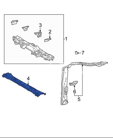 Revestimiento frontal inferior Toyota Rav4 (A5, H5)