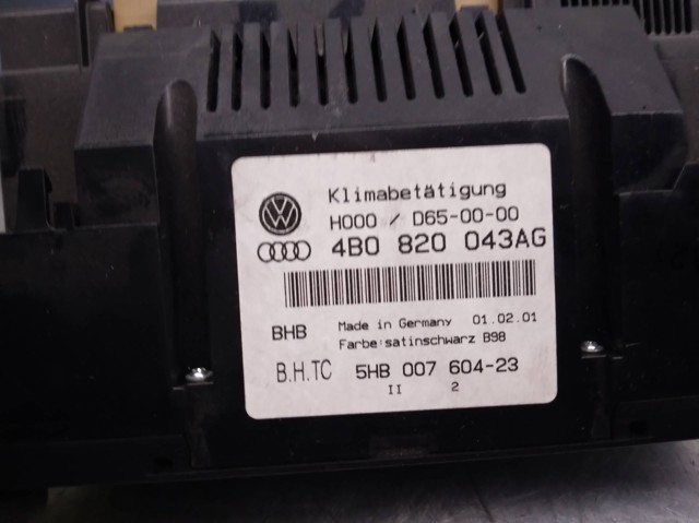 Unidad de control aire acondicionado 4B0820043AG VAG