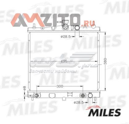 ACRB064 Miles radiador refrigeración del motor