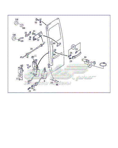 Cerradura maletero Mercedes Sprinter 3-T (903)