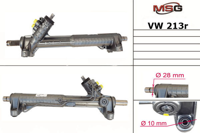 Comprar VW213R MSG Rebuilding Cremallera