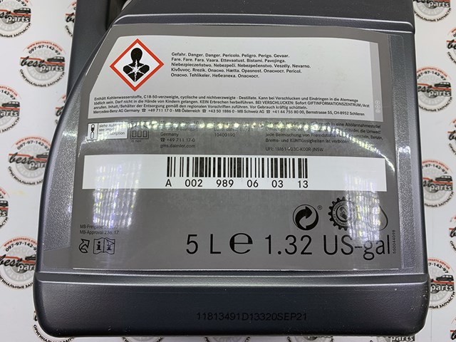 Aceite para transmisión automática  Mercedes A002989060313 precio, desde 20,59 EUR