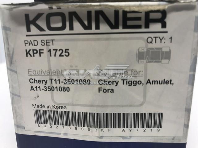 Pastillas de freno delanteras Konner KPF1725
