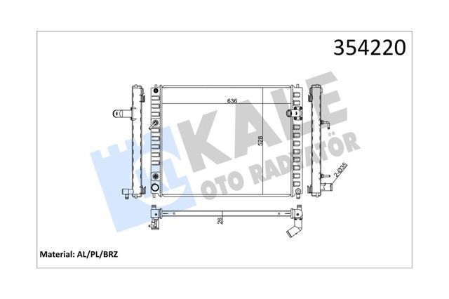 Água radiador Kale 354220 precio, desde 194,82 EUR